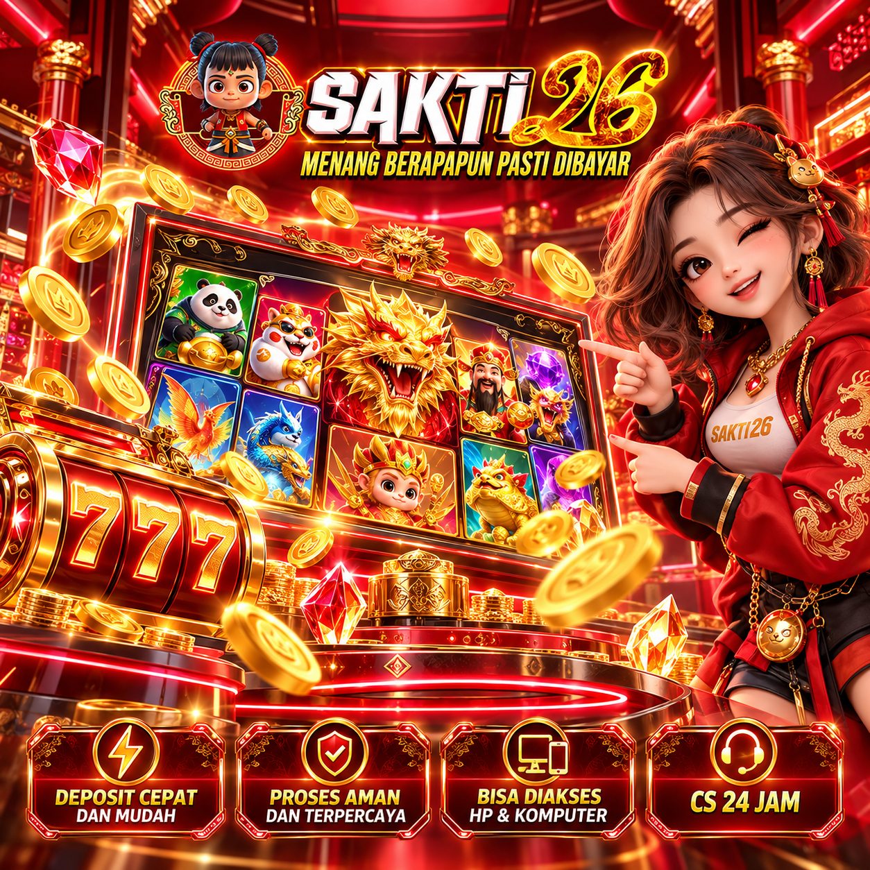 Banner SAKTI26 SUPER untuk artikel game online